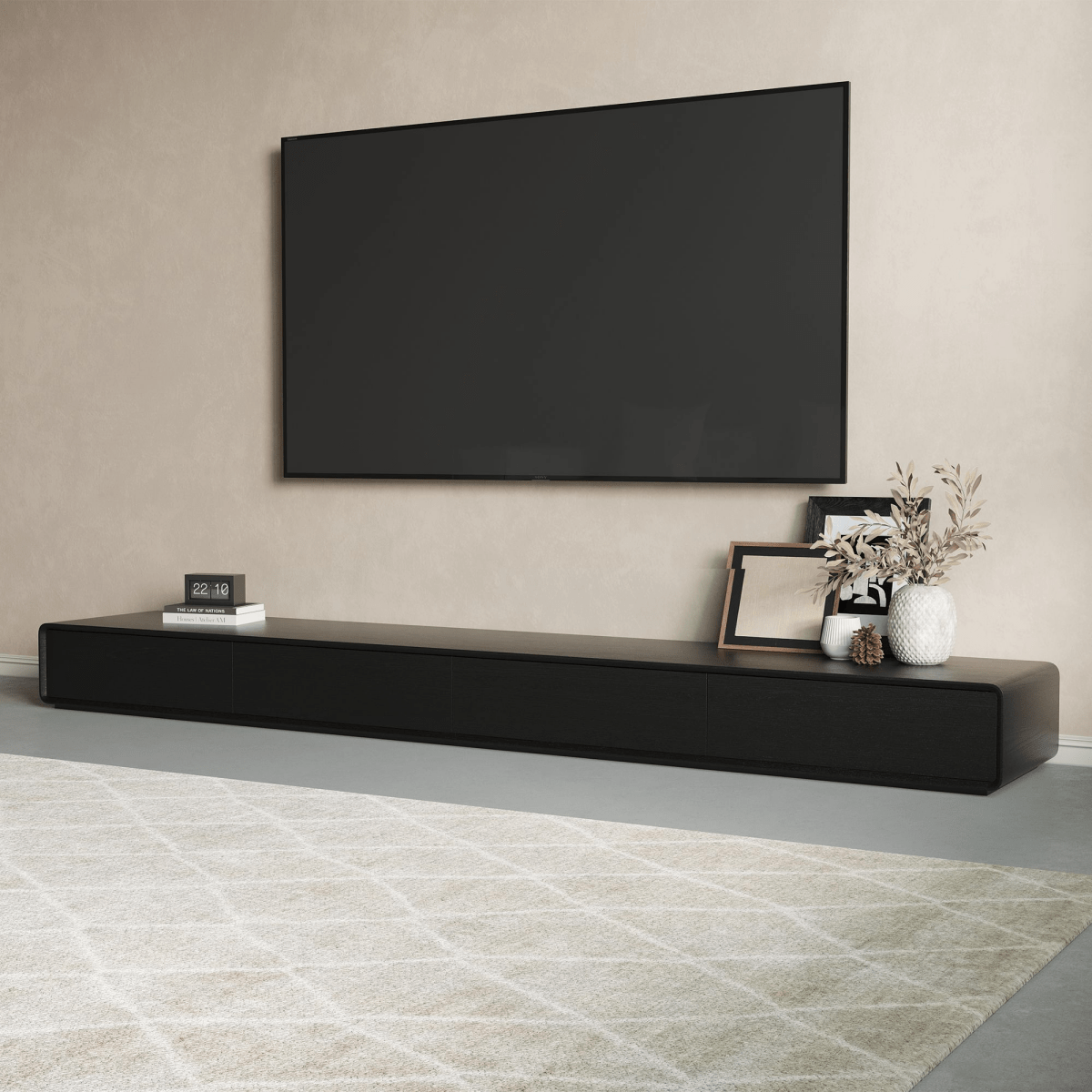 Sollin Modern Wood TV Stand - Exclusivia
