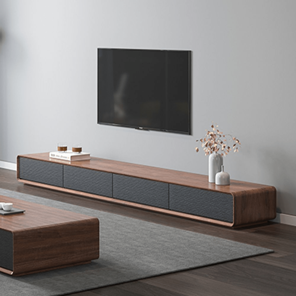 Sollin Modern Wood TV Stand - Exclusivia