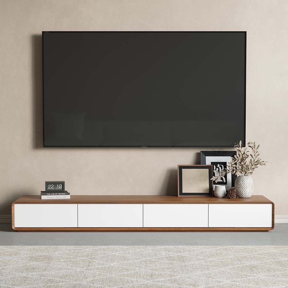 Sollin Modern Wood TV Stand - Exclusivia