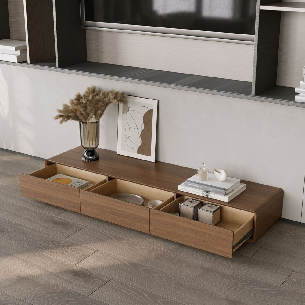 Sollin Modern Wood TV Stand - Exclusivia
