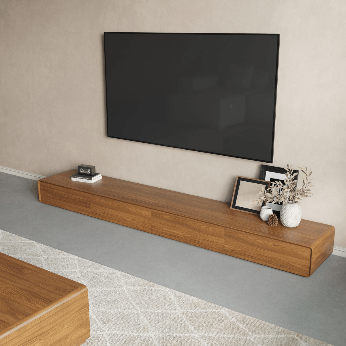 Sollin Modern Wood TV Stand - Exclusivia
