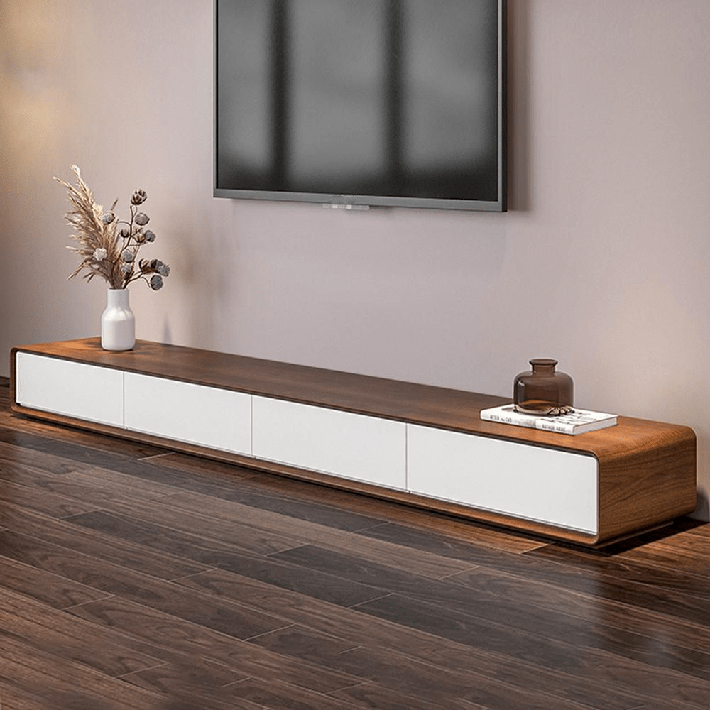 Sollin Modern Wood TV Stand - Exclusivia