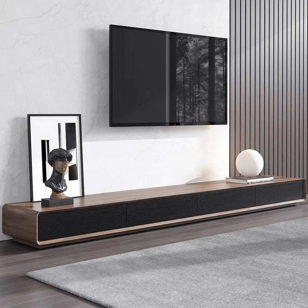 Sollin Modern Wood TV Stand - Exclusivia