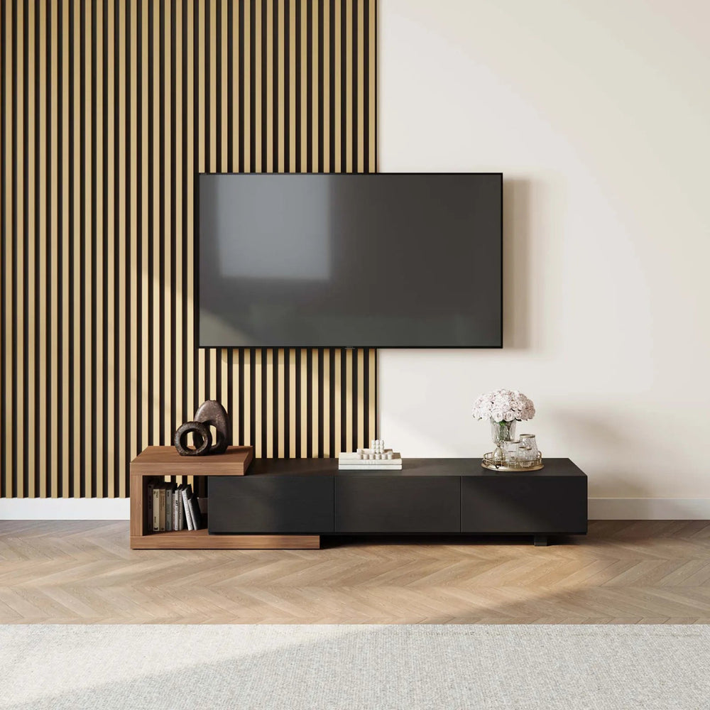 Soltera 155–238 cm Retractable Media Console - Exclusivia
