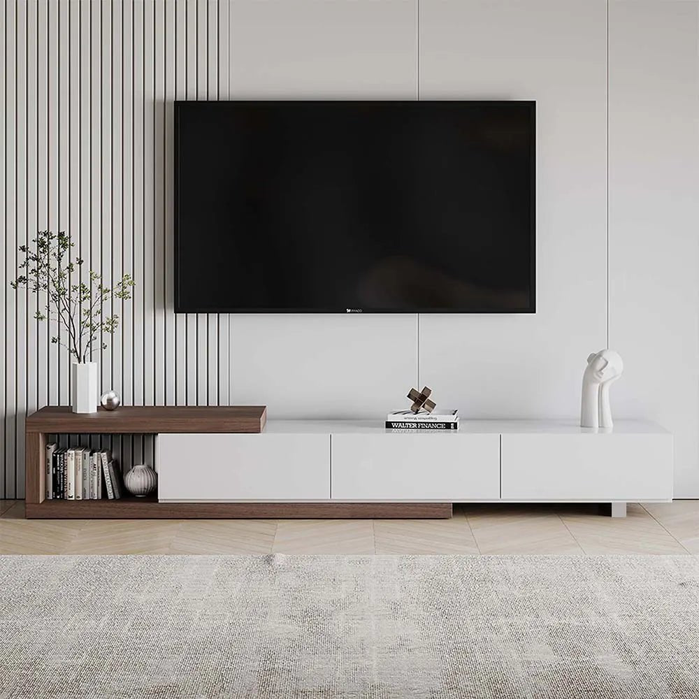 Soltera 155–238 cm Retractable Media Console - Exclusivia
