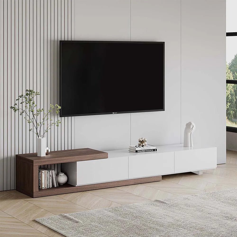 Soltera 155–238 cm Retractable Media Console - Exclusivia