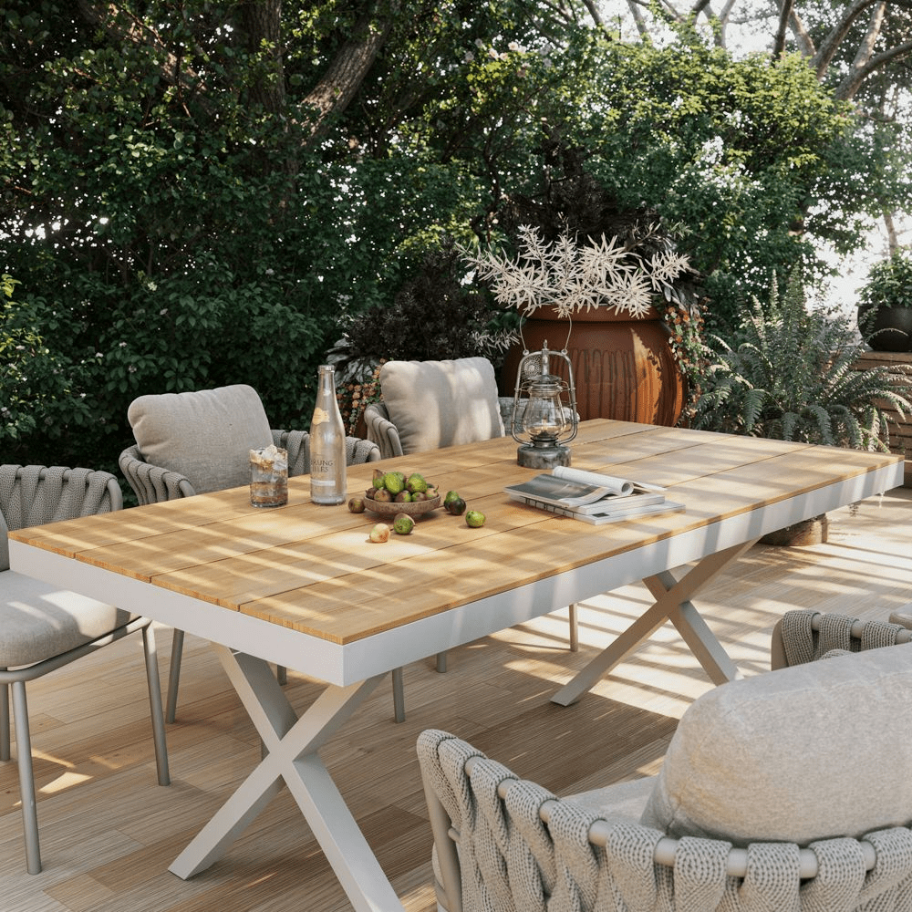 Solterra 180 cm Outdoor Dining Table for 6–8 - Exclusivia