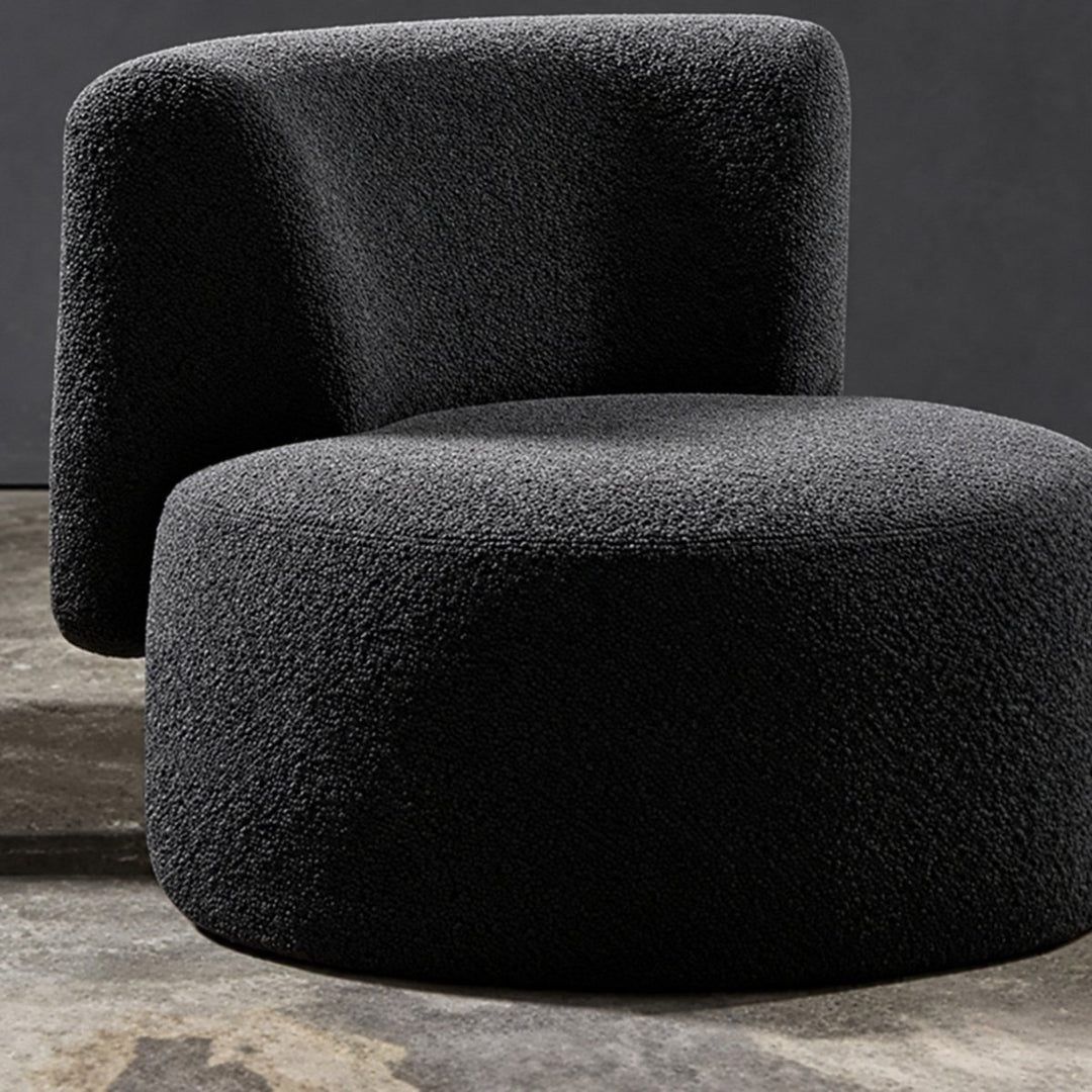 SOLVEA Modern Curved Boucle Sofa - Exclusivia
