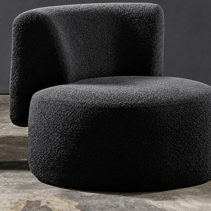 SOLVEA Modern Curved Boucle Sofa - Exclusivia