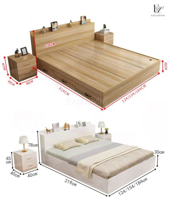 SOMA Japandi Platform Bed - Exclusivia