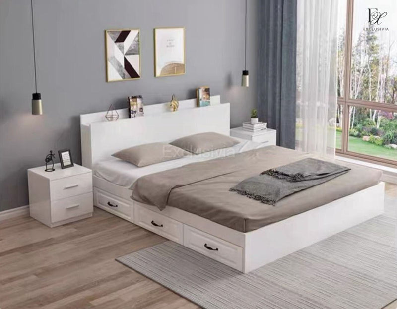 SOMA Japandi Platform Bed - Exclusivia