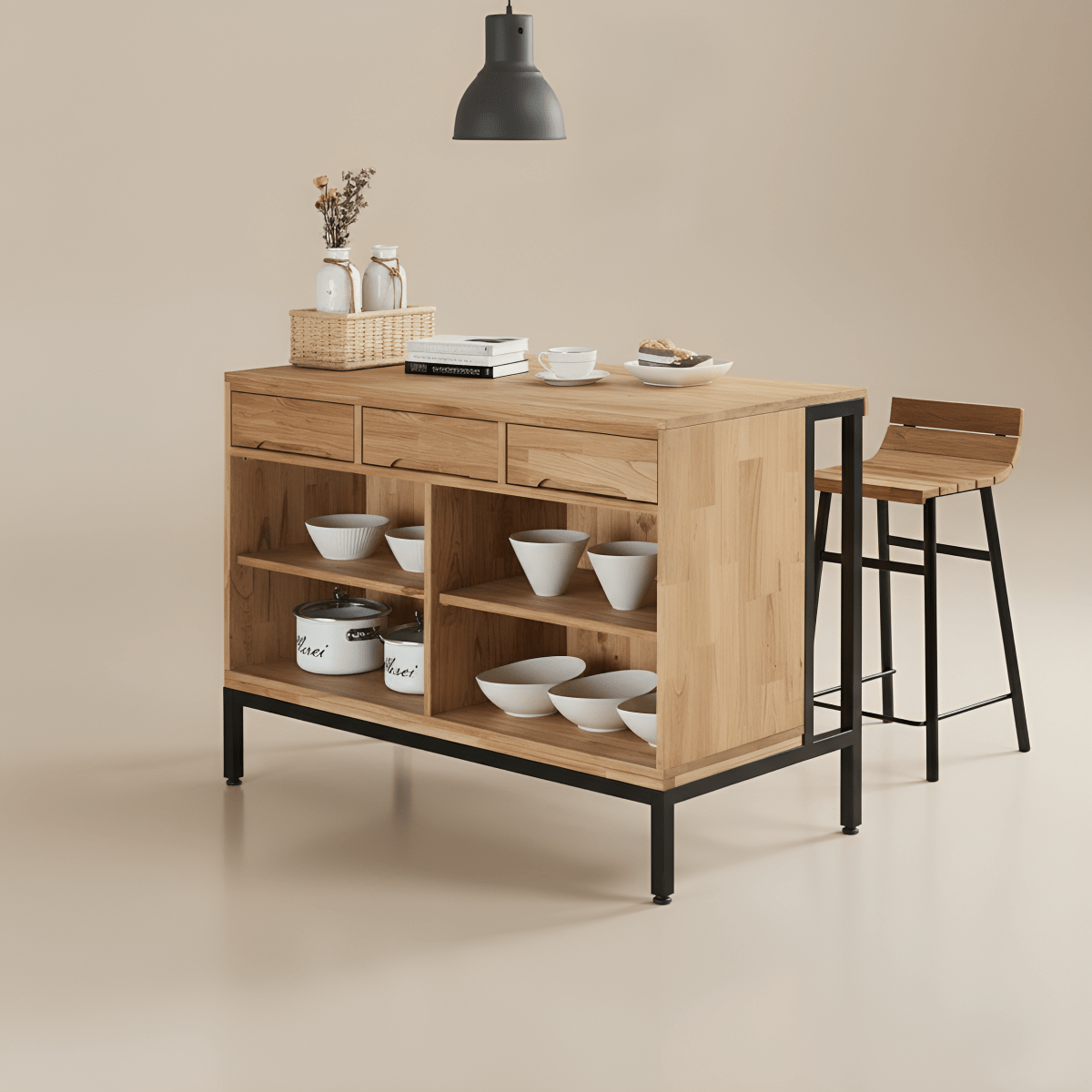 SONEX Kitchen Island Table - Exclusivia