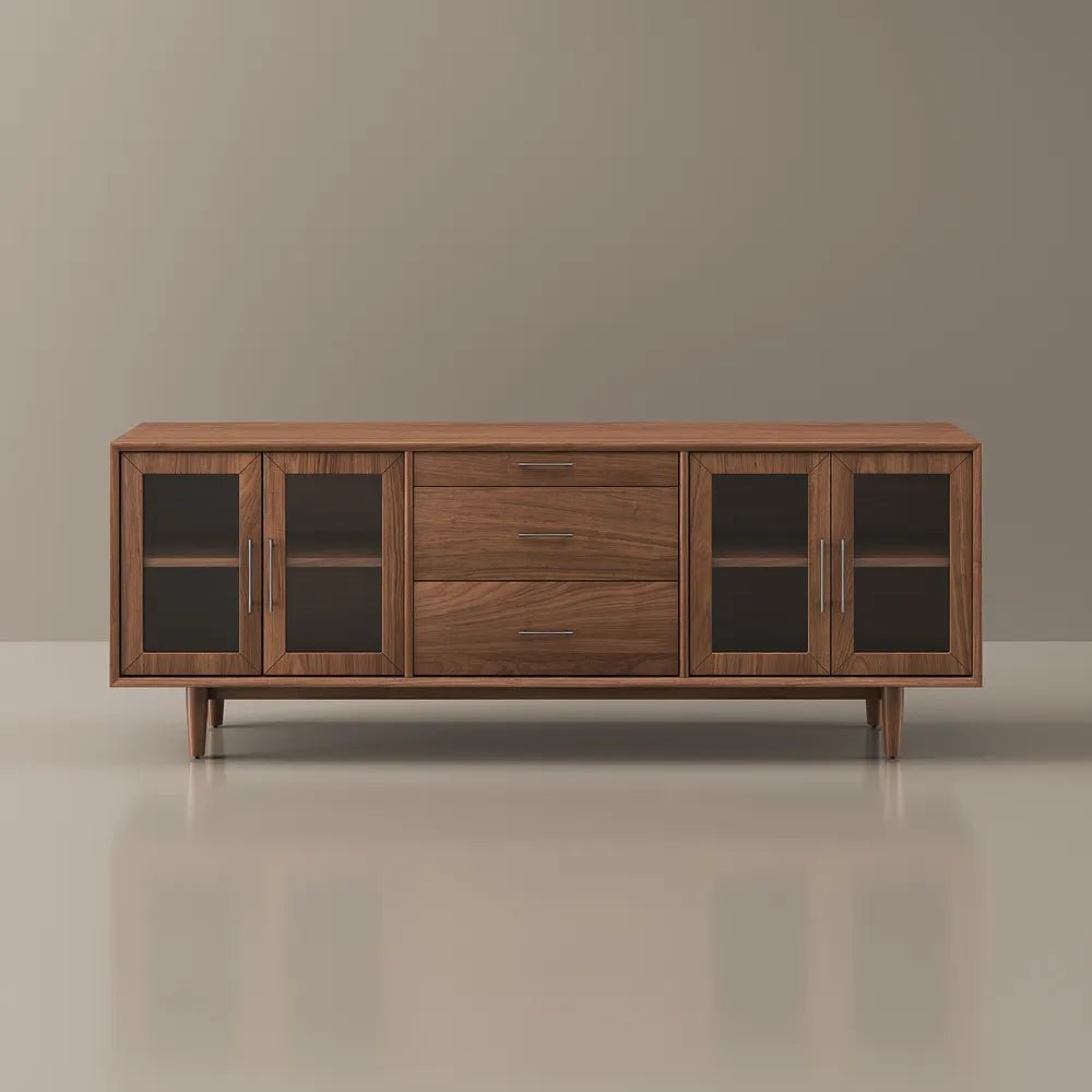Sorell 200 cm Mid - Century Modern TV Console - Exclusivia