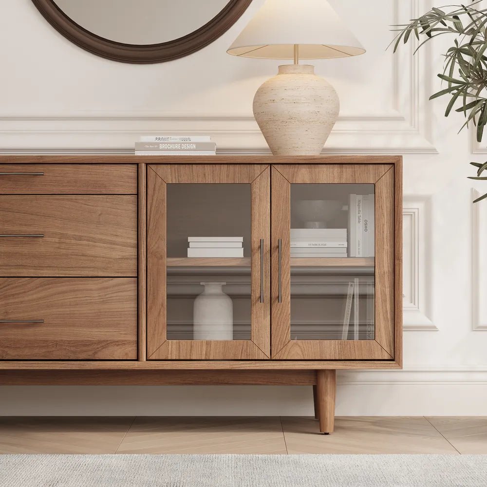 Sorell 200 cm Mid - Century Modern TV Console - Exclusivia