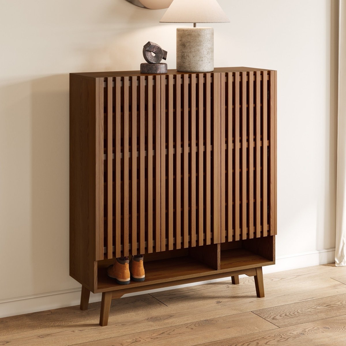 Strut 47" Shoe Storage Cabinet - Exclusivia