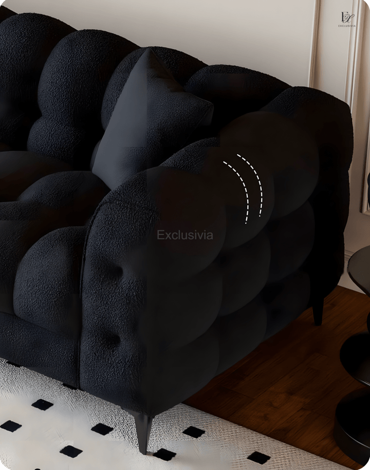 SWIGEN Modern Boucle Sofa - Exclusivia