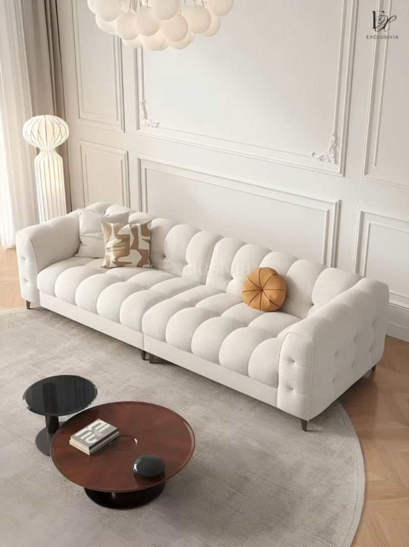 SWIGEN Modern Boucle Sofa - Exclusivia