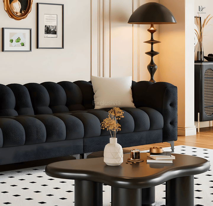 SWIGEN Modern Boucle Sofa - Exclusivia