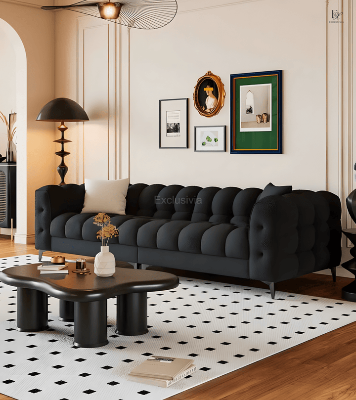 SWIGEN Modern Boucle Sofa - Exclusivia