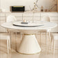 TARA Modern Sintered Stone Round Dining Table - Exclusivia