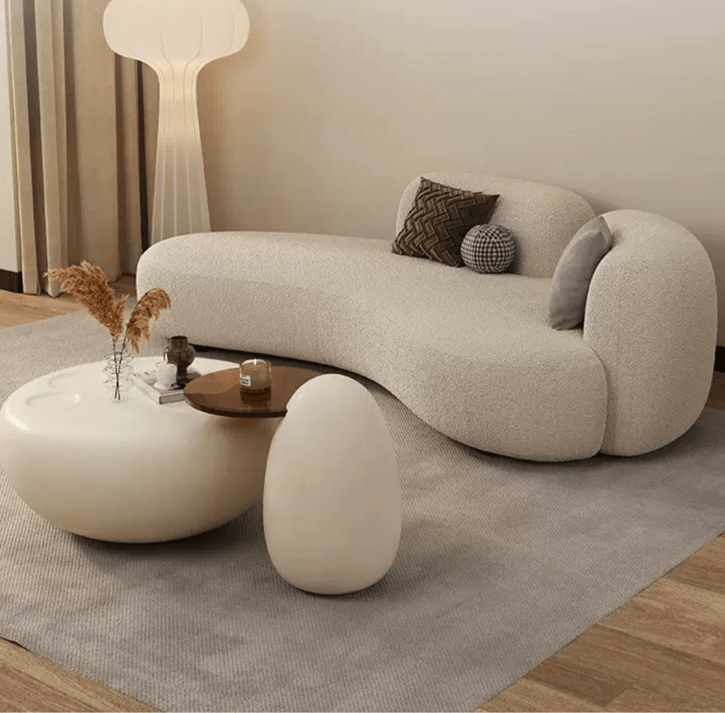 Tavia Boucle Lounge Sofa - Exclusivia