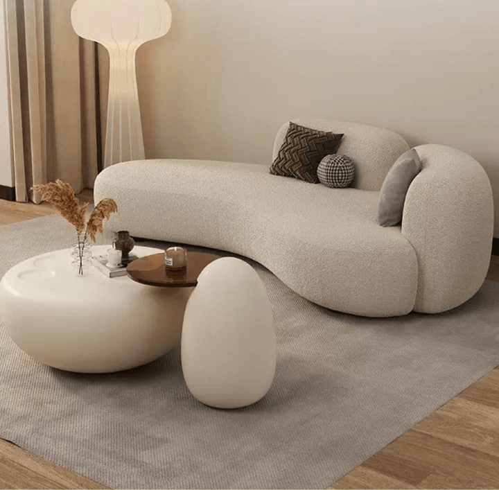 Tavia Boucle Lounge Sofa - Exclusivia