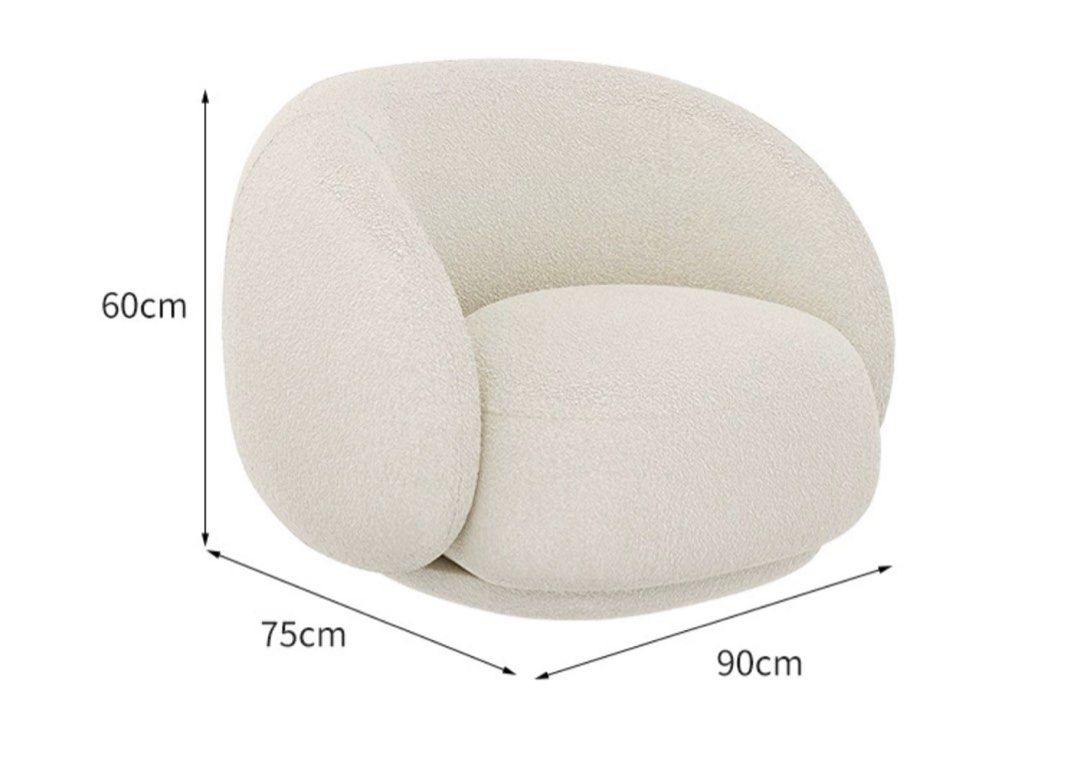 Tavia Boucle Lounge Sofa - Exclusivia