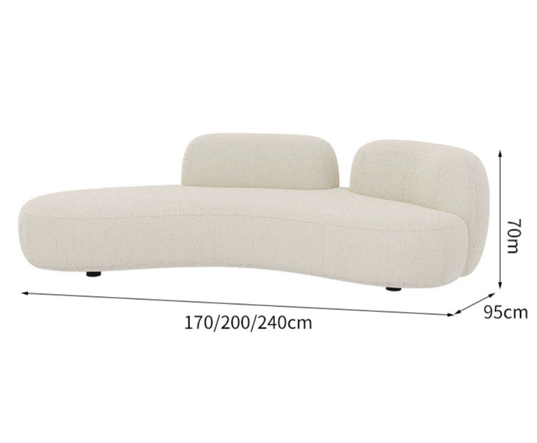 Tavia Boucle Lounge Sofa - Exclusivia