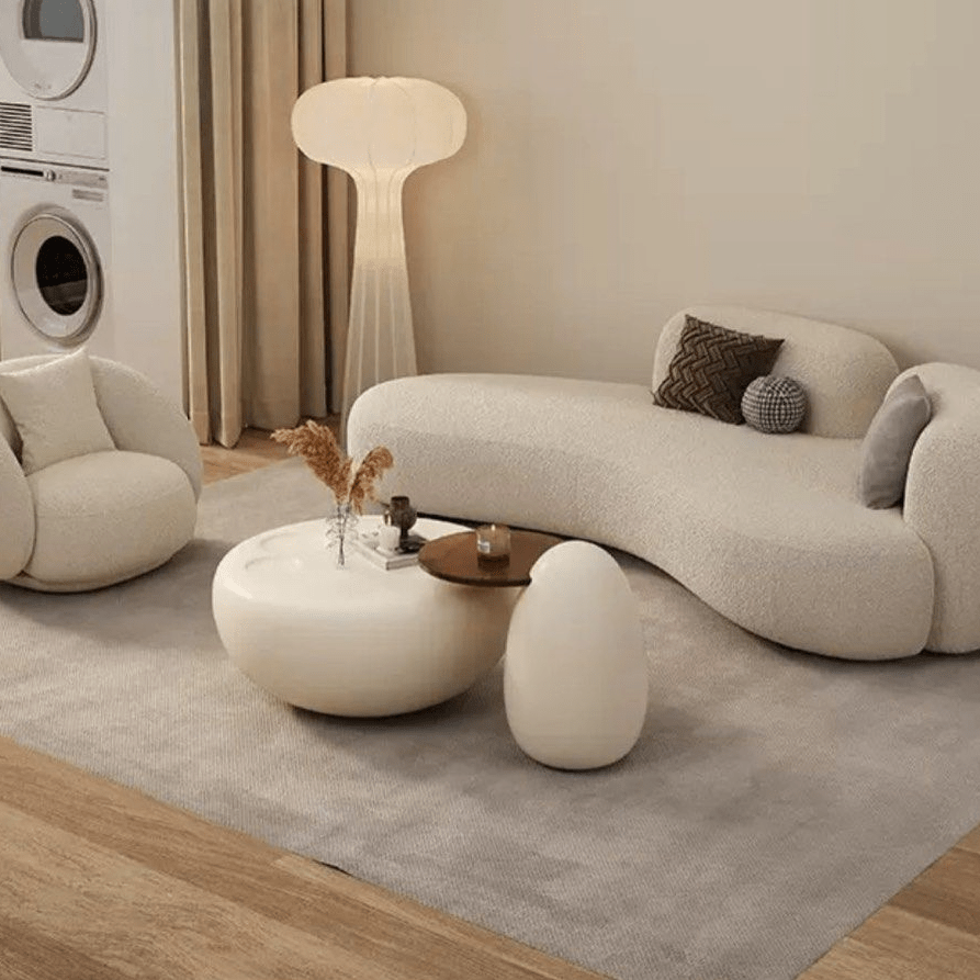 Tavia Boucle Lounge Sofa - Exclusivia