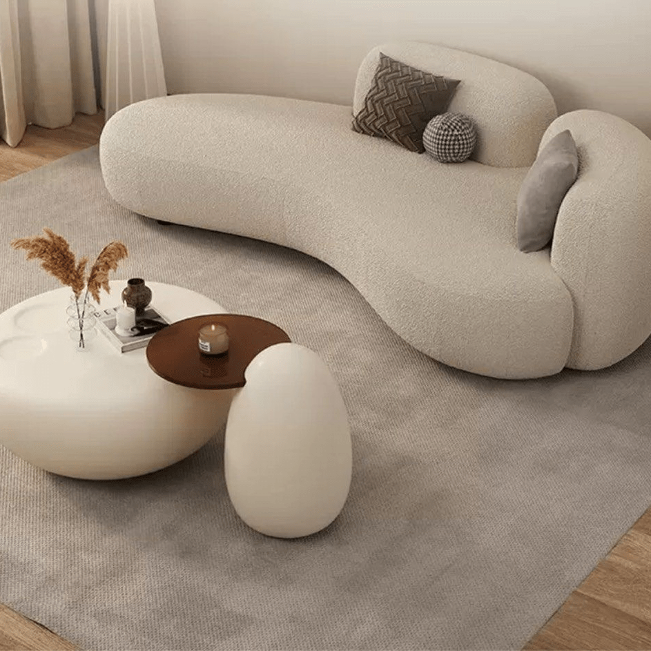 Tavia Boucle Lounge Sofa - Exclusivia