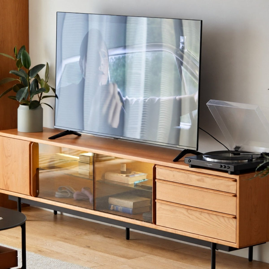 TAVRO Modern Solid Wood TV Console - Exclusivia