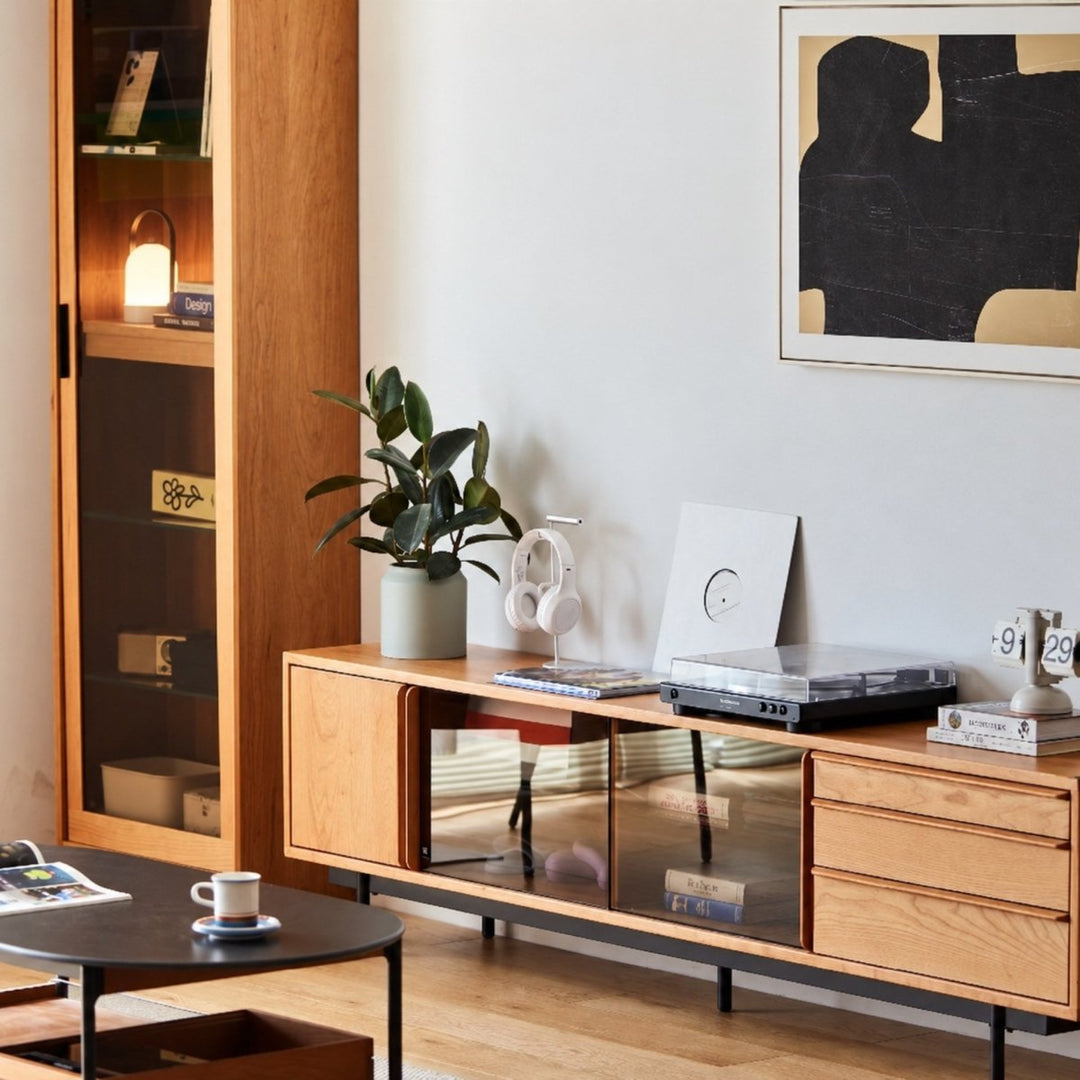 TAVRO Modern Solid Wood TV Console - Exclusivia