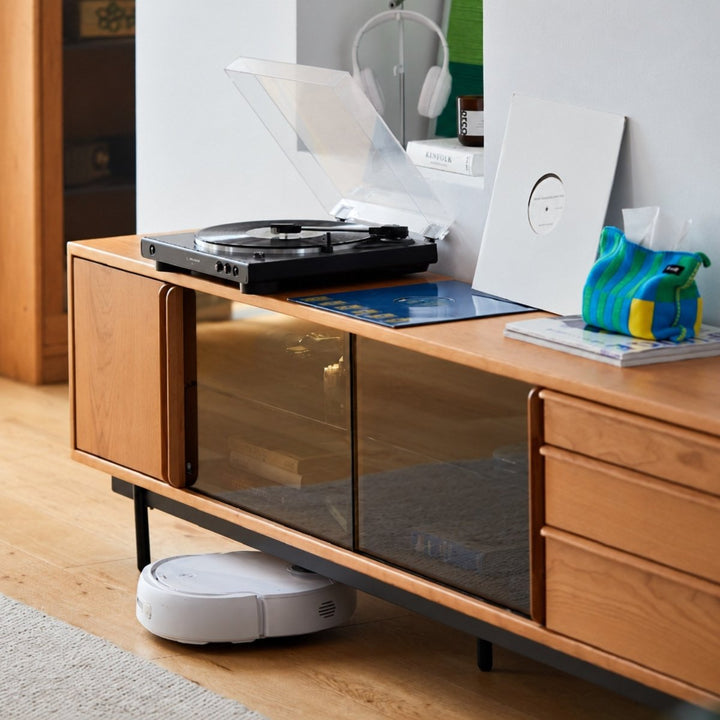 TAVRO Modern Solid Wood TV Console - Exclusivia