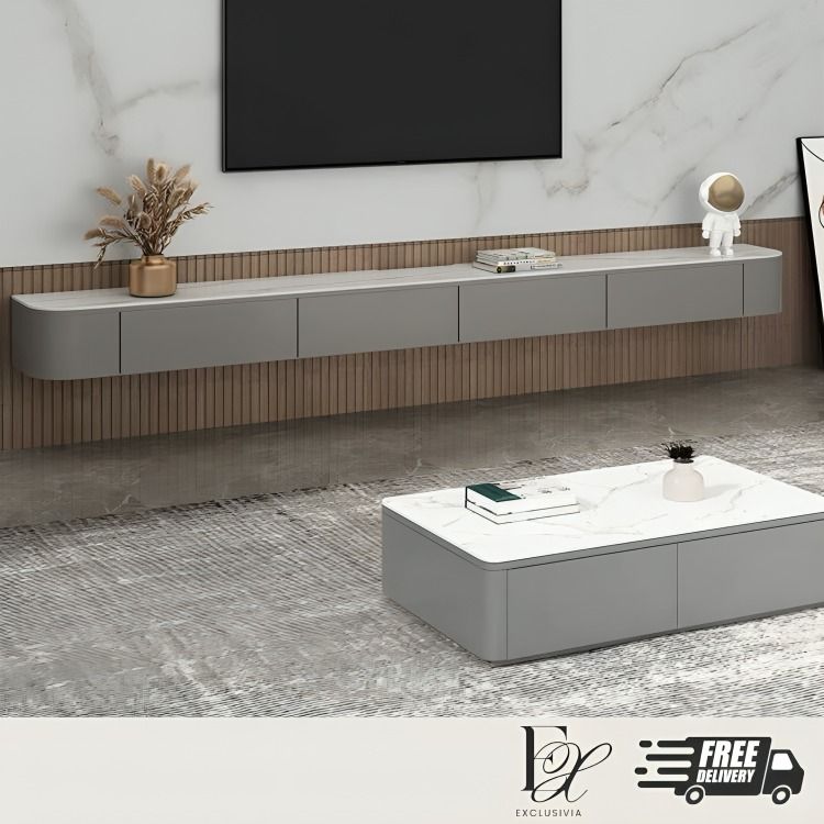 TERRA Modern Floating TV Console - Exclusivia