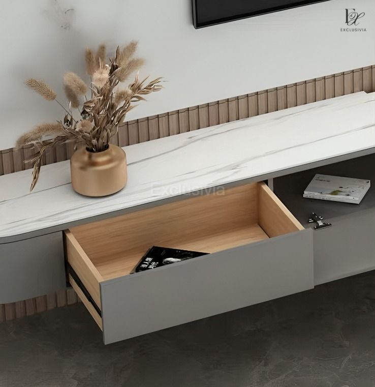 TERRA Modern Floating TV Console - Exclusivia