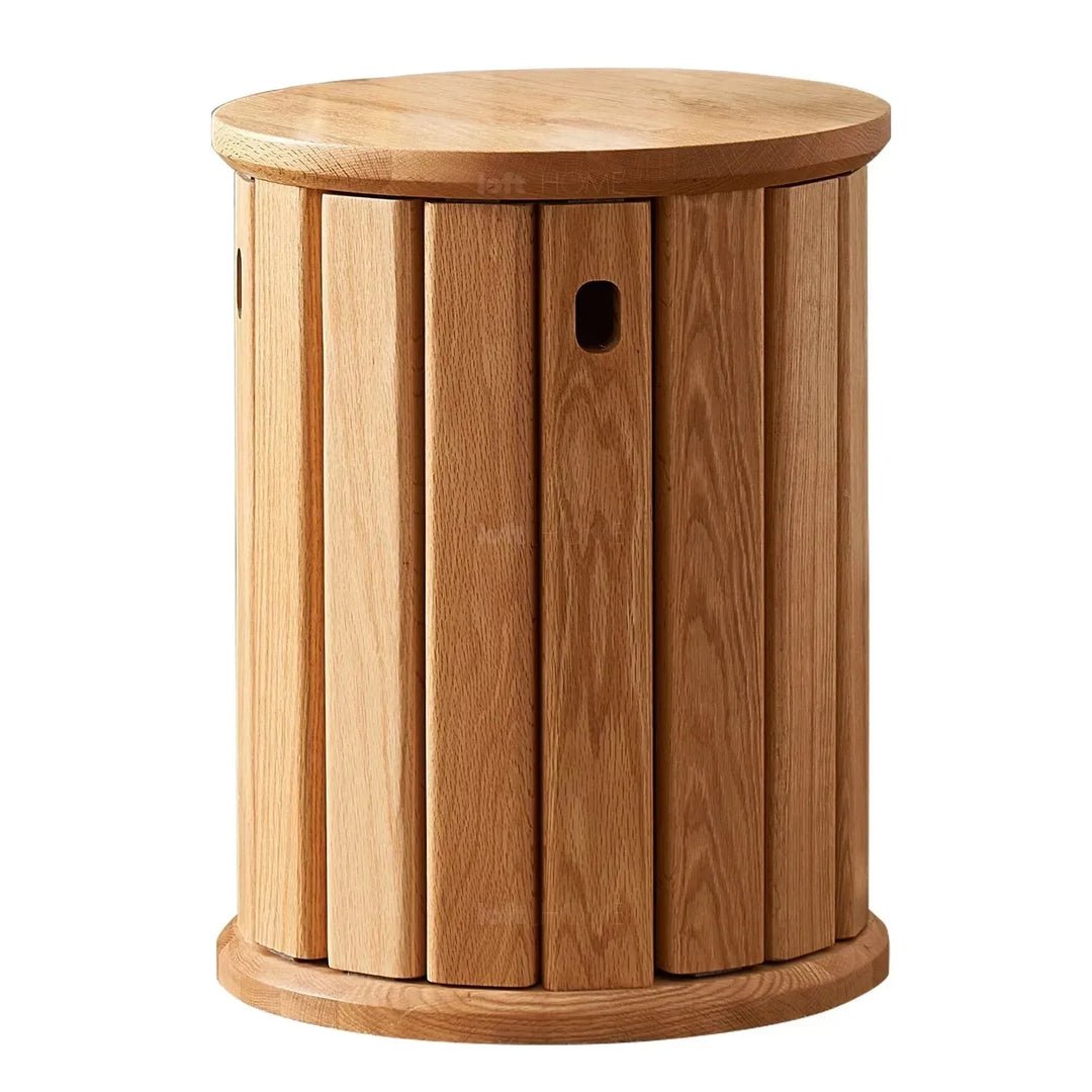The BRIS Oak Wood Stackable Stool - Exclusivia