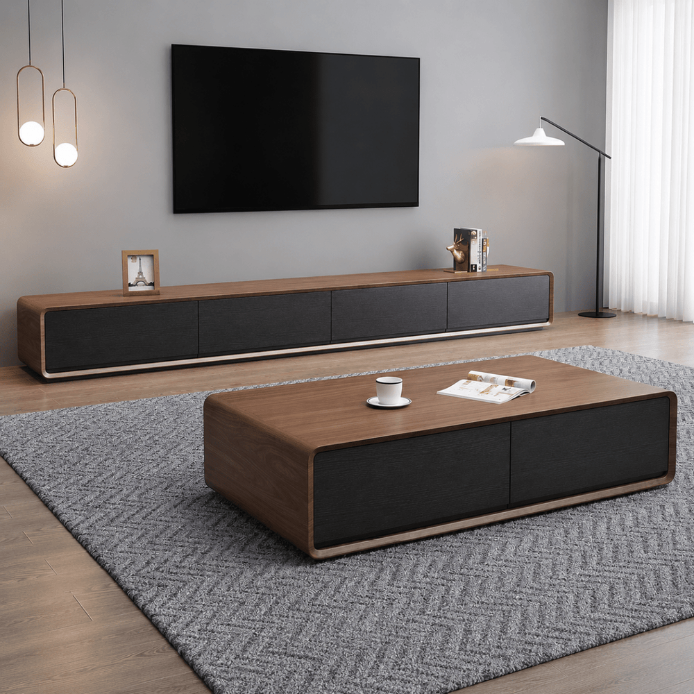 The Brut TV Console & Coffee Table - Exclusivia