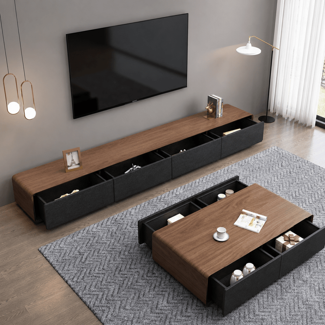 The Brut TV Console & Coffee Table - Exclusivia