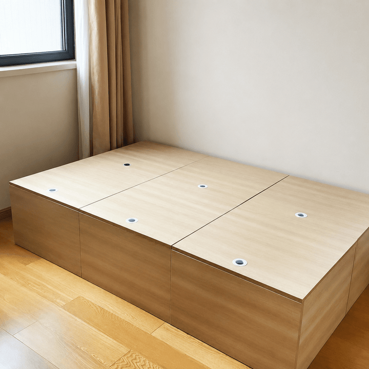 The CUBE Storage Platform Ottoman - Exclusivia
