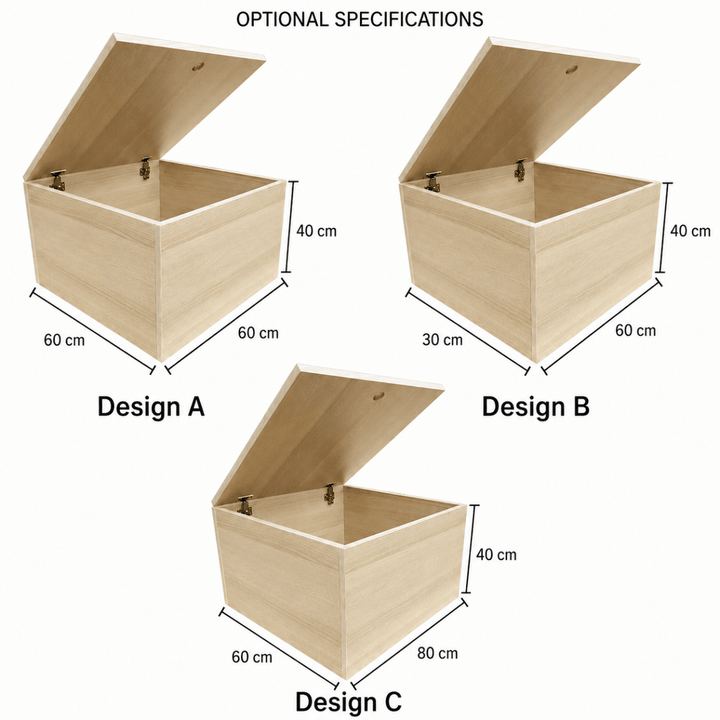 The CUBE Storage Platform Ottoman - Exclusivia