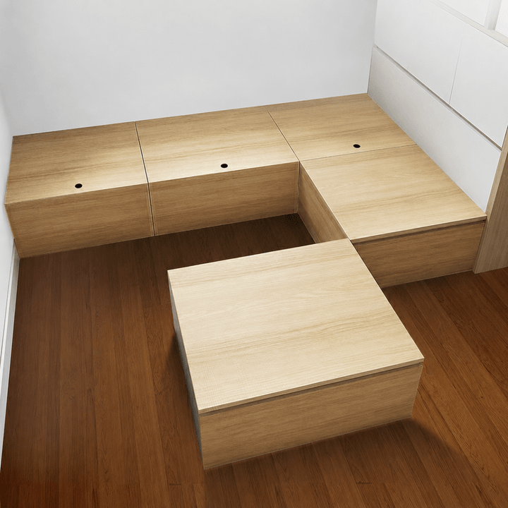The CUBE Storage Platform Ottoman - Exclusivia