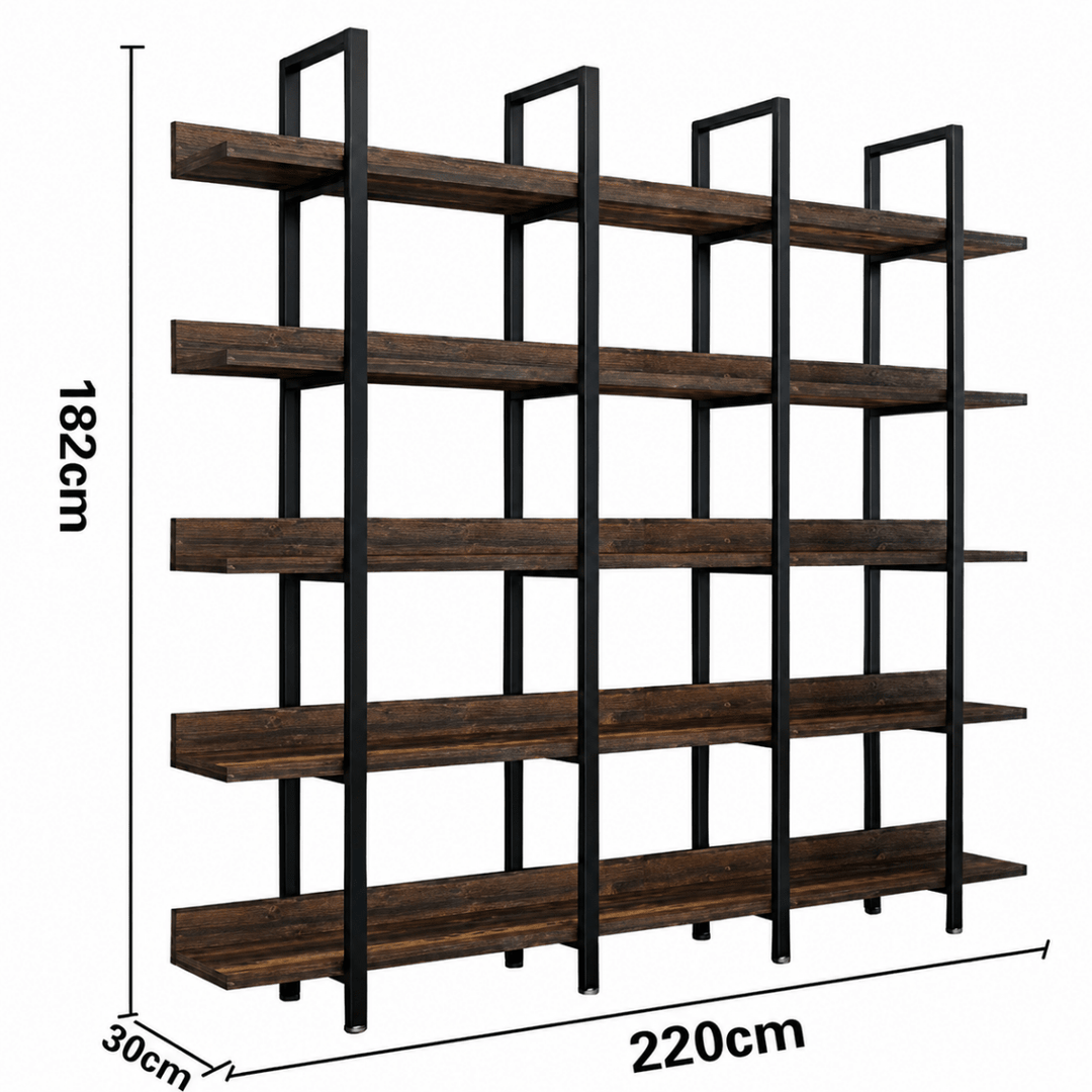 The NOOK Solid Wood Library Display Shelf - Exclusivia