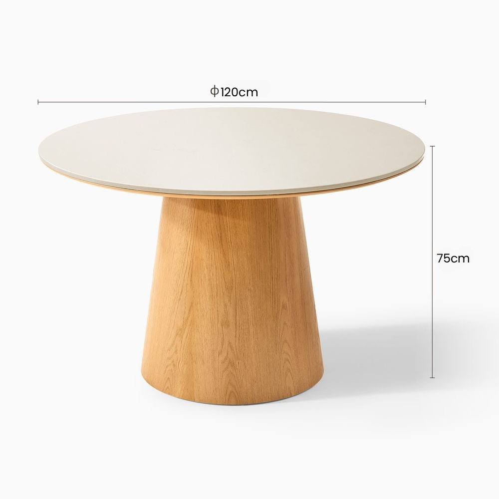 Thorsten Dining Table, 120cm - Exclusivia