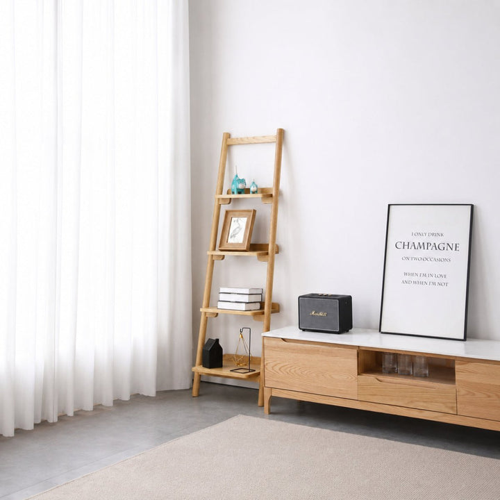 Tommer Solid Oak TV Console - Exclusivia