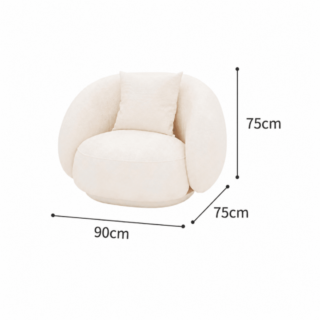 Toppan Sherpa Boucle Sofa - Exclusivia