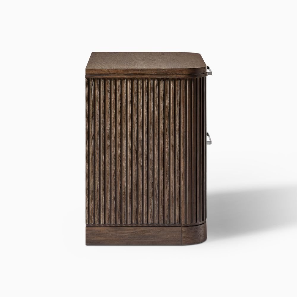 Toren 2 - Drawer Fluted Nightstand, 67 cm - Exclusivia