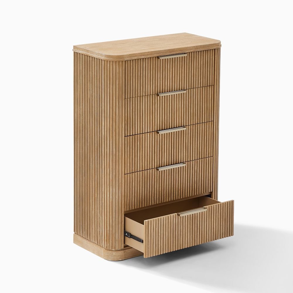 Toren 5 - Drawer Fluted Chest, 100 cm - Exclusivia
