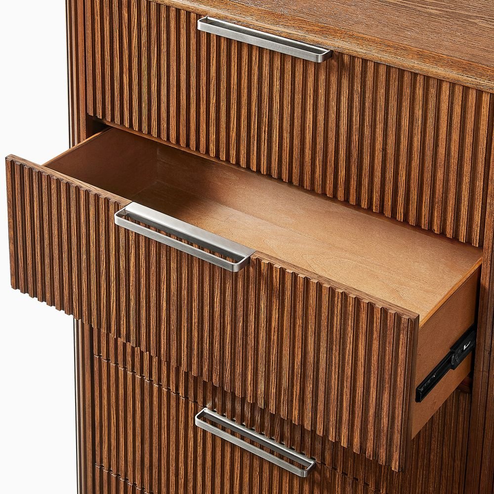 Toren 5 - Drawer Fluted Chest, 100 cm - Exclusivia