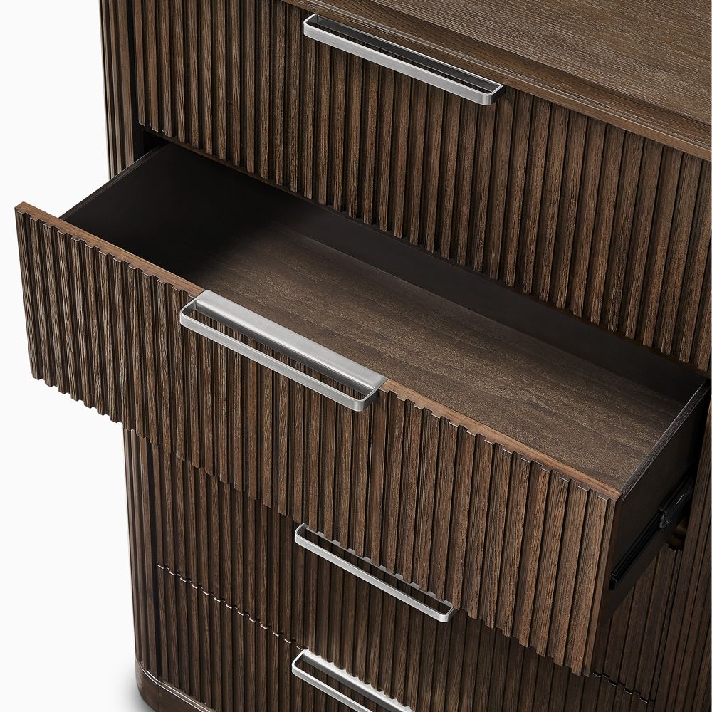 Toren 5 - Drawer Fluted Chest, 100 cm - Exclusivia