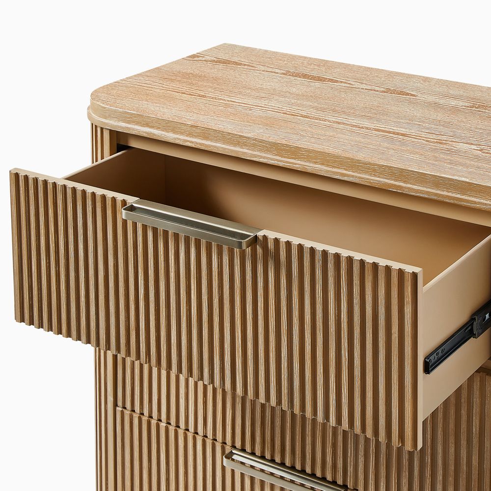 Toren 5 - Drawer Fluted Chest, 100 cm - Exclusivia